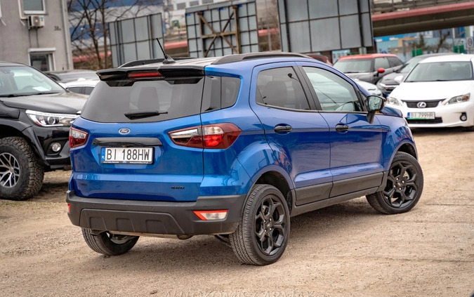 Ford EcoSport cena 72500 przebieg: 48300, rok produkcji 2021 z Białystok małe 352